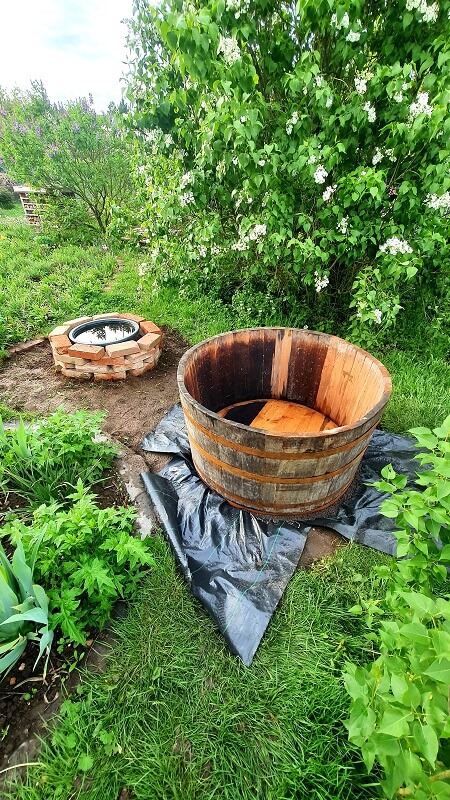 Lotusgarten wird angelegt
