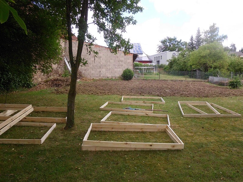 Mein Garten vorher und nachher