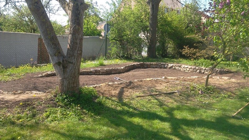 Mein Garten - vorher und nachher