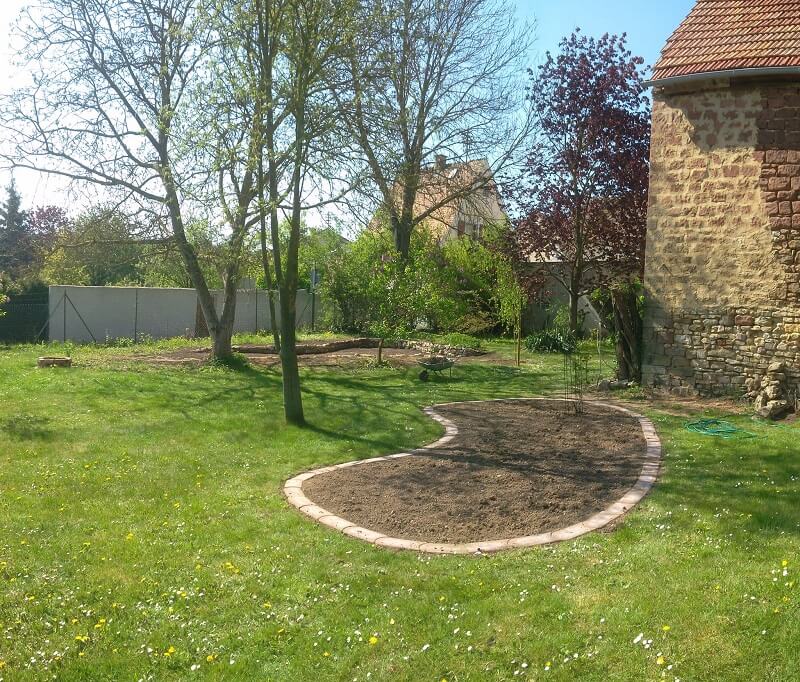 Mein Garten - vorher und nachher